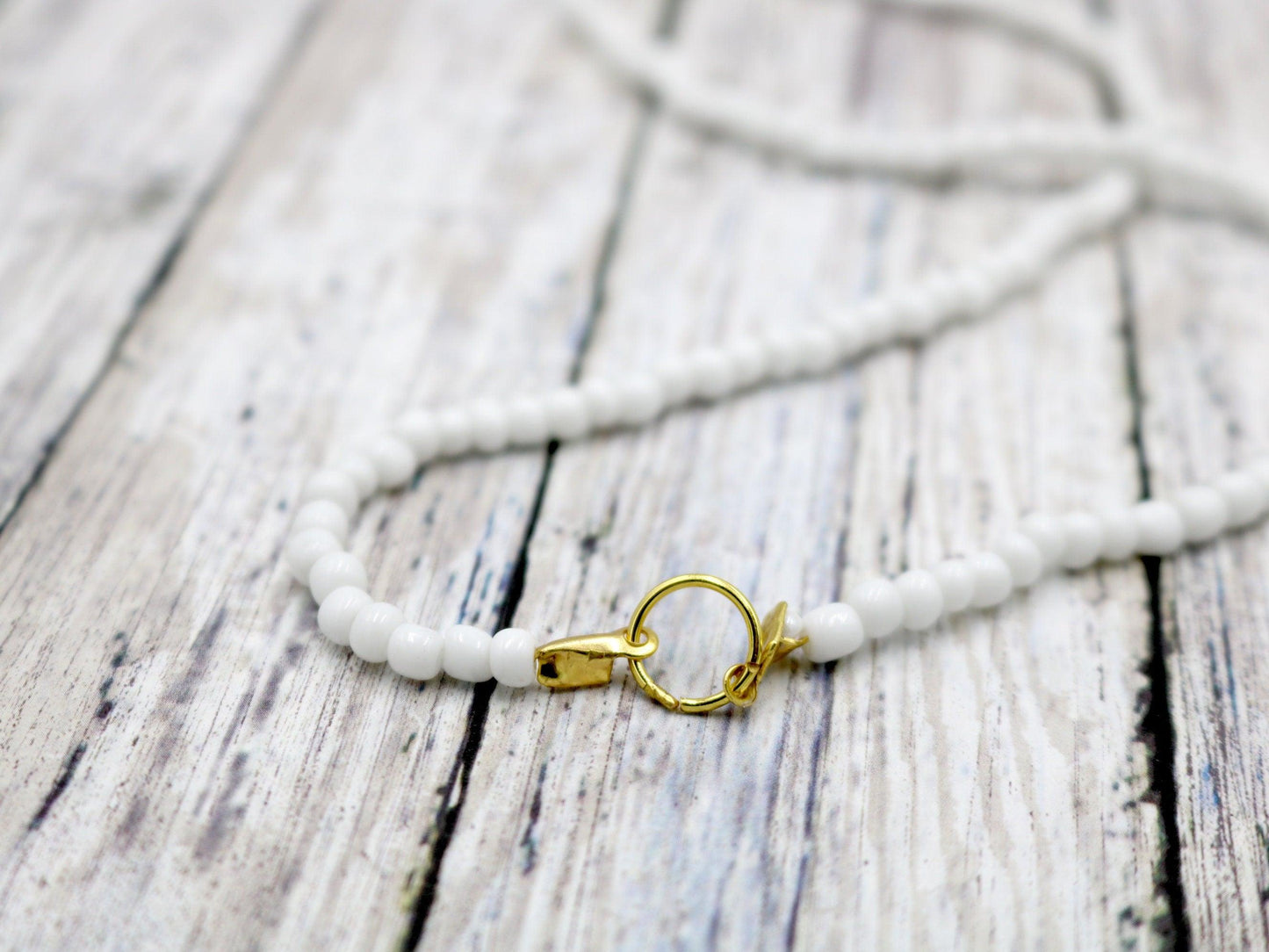 Unique One-of-a-Kind Avant Garde Abstract Inspired Fabric Tassel Elephant Over-Head Necklace with Glass Beads 42" Total Length Handmade - Monkeysmojo