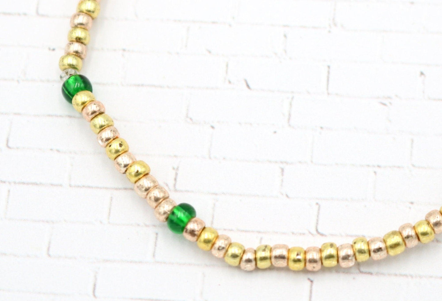 Halloween Seed Bead Bracelet Boho Bracelets Handmade Glass Beads Stretch Bracelet "Haunted Treasure" Inspired Gift 2021 - Monkeysmojo