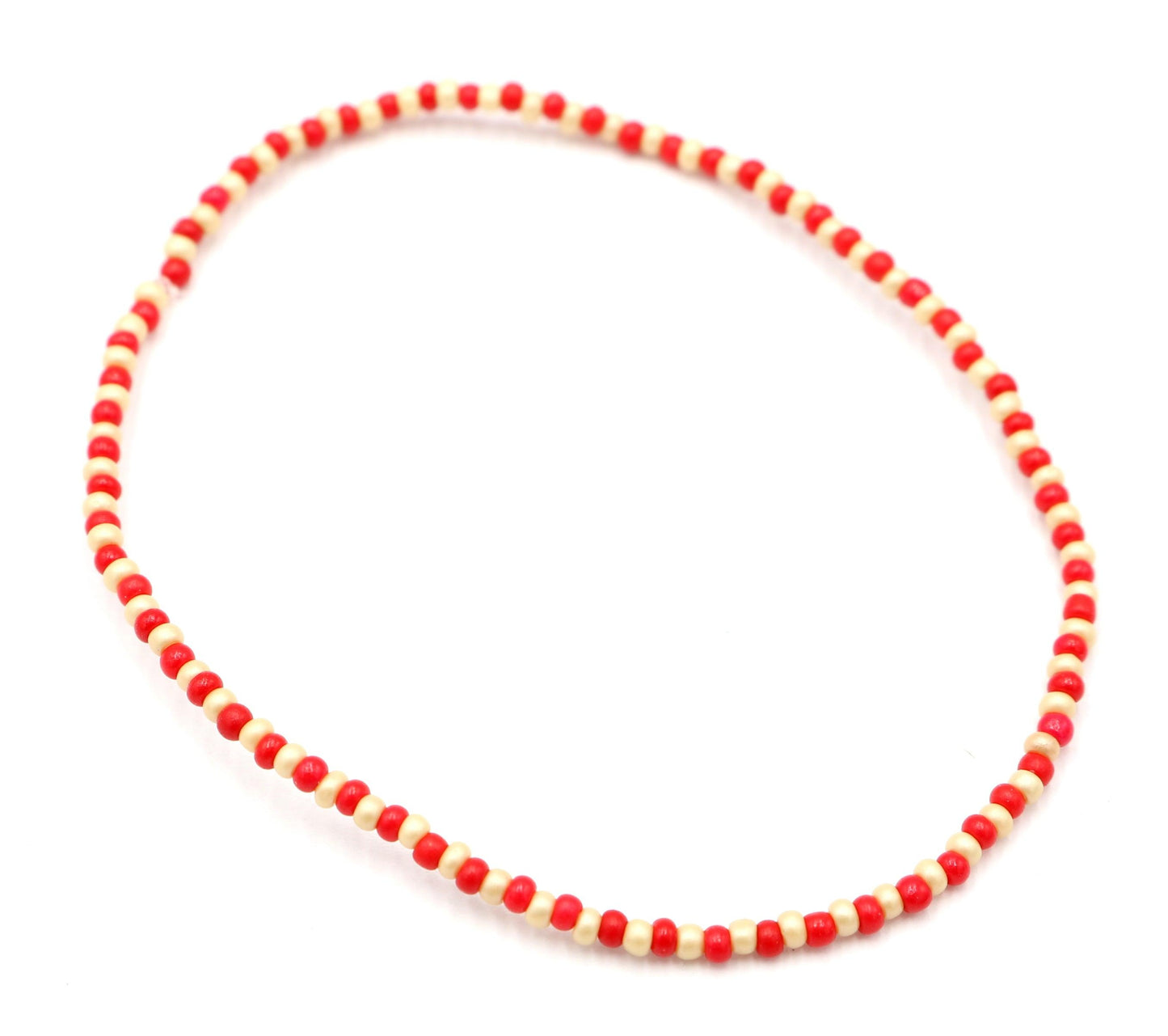 Go Go Griffin Door (Copyright) Fire, Red, and Gold Set of Three Dainty Women's Stretch Bracelets - Monkeysmojo