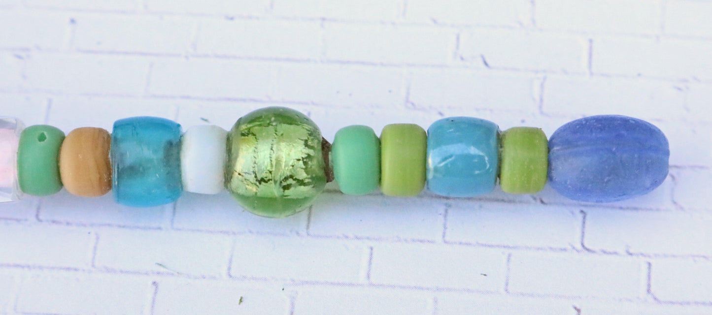 Cold as Blue Hued Ice Multi-Use Clip, Credit/Debit Card Holder Bracelet Helper Artisan Tool - Monkeysmojo