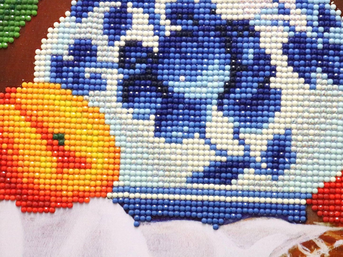 Old World Yellow Tulips in Blue & White China Vase - Beautiful 5D Diamond Art Wall Art - Monkeysmojo