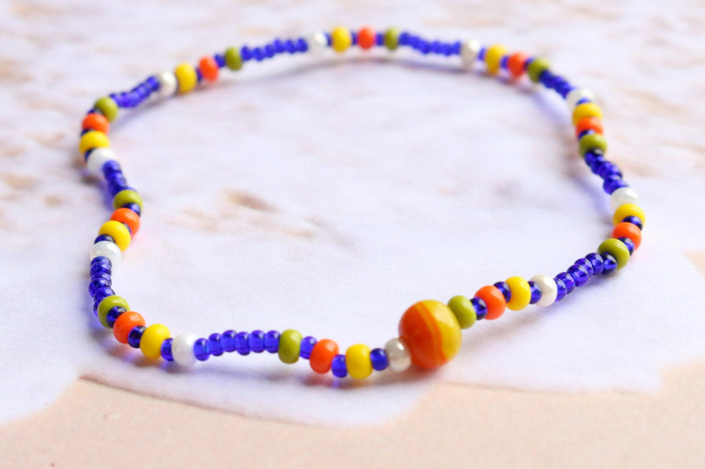What Rhymes with Orange? Not Blue - Gemini Vibes Women's Glass Bracelet - Monkeysmojo