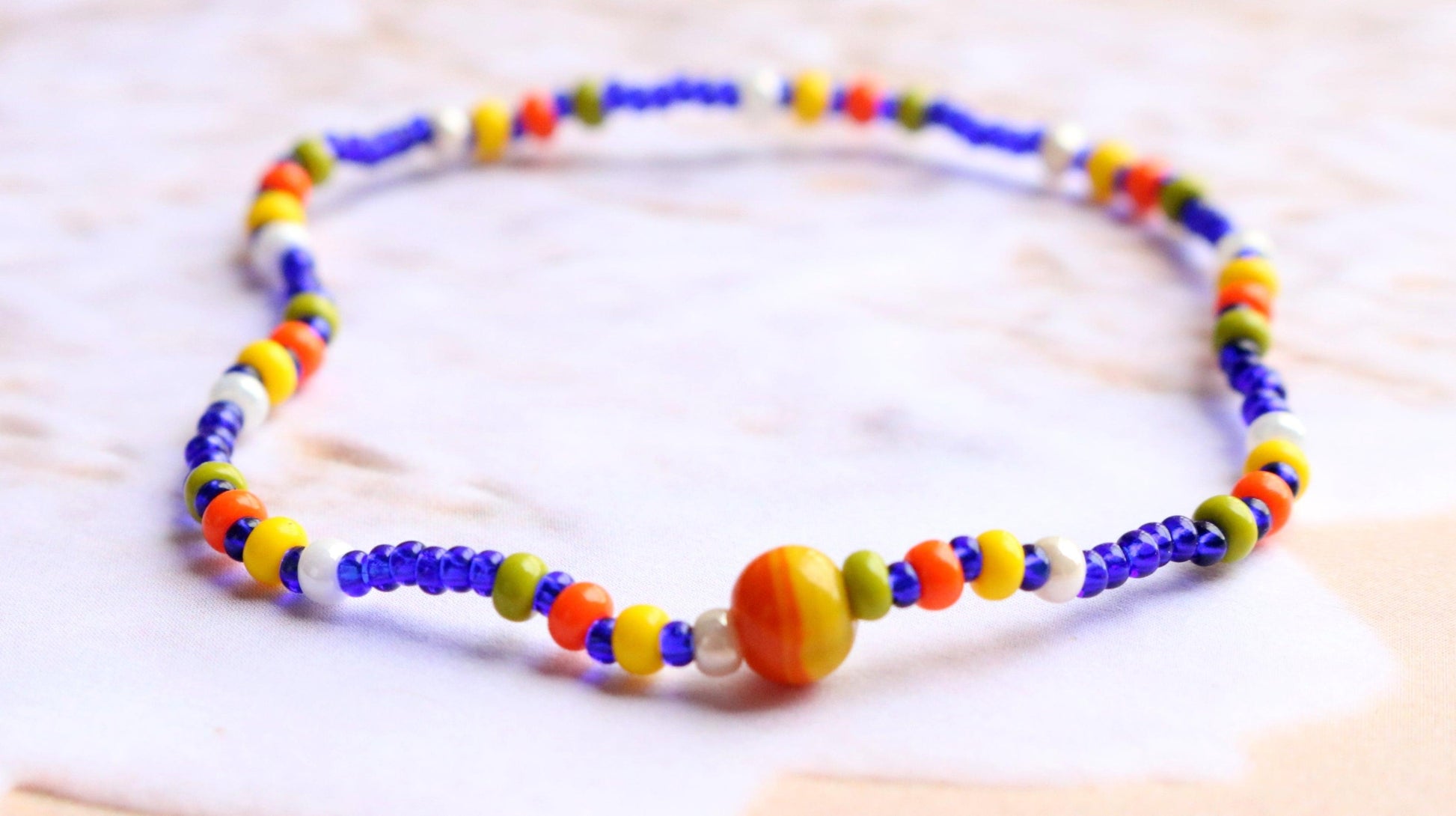 What Rhymes with Orange? Not Blue - Gemini Vibes Women's Glass Bracelet - Monkeysmojo