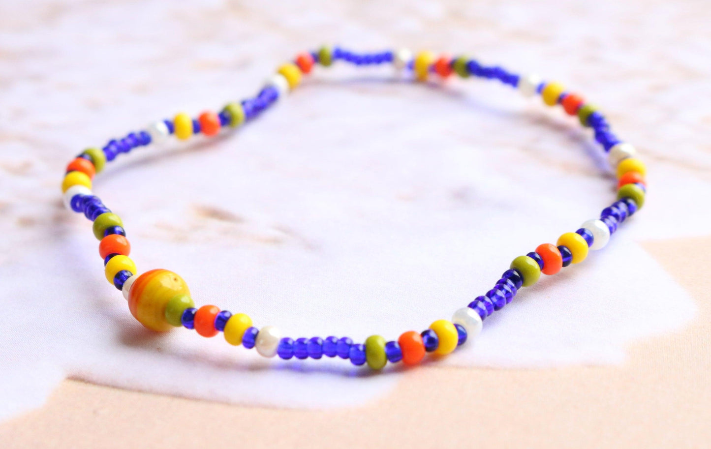 What Rhymes with Orange? Not Blue - Gemini Vibes Women's Glass Bracelet - Monkeysmojo