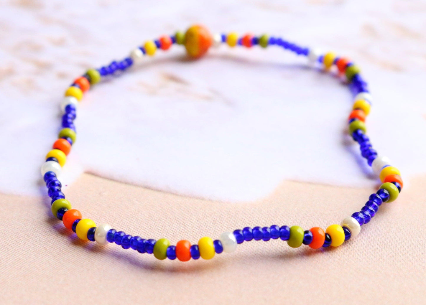 What Rhymes with Orange? Not Blue - Gemini Vibes Women's Glass Bracelet - Monkeysmojo