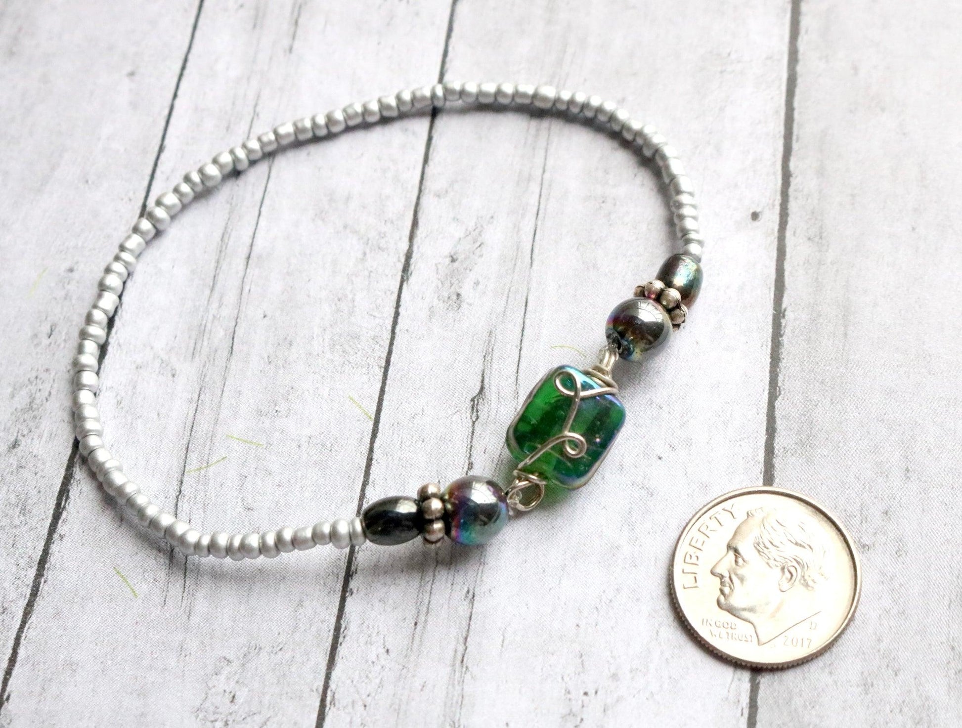 Is That A Beetle on Your Arm?? No Just an Amazing Bracelet - Beetle Me Up Glass Bracelet - Monkeysmojo