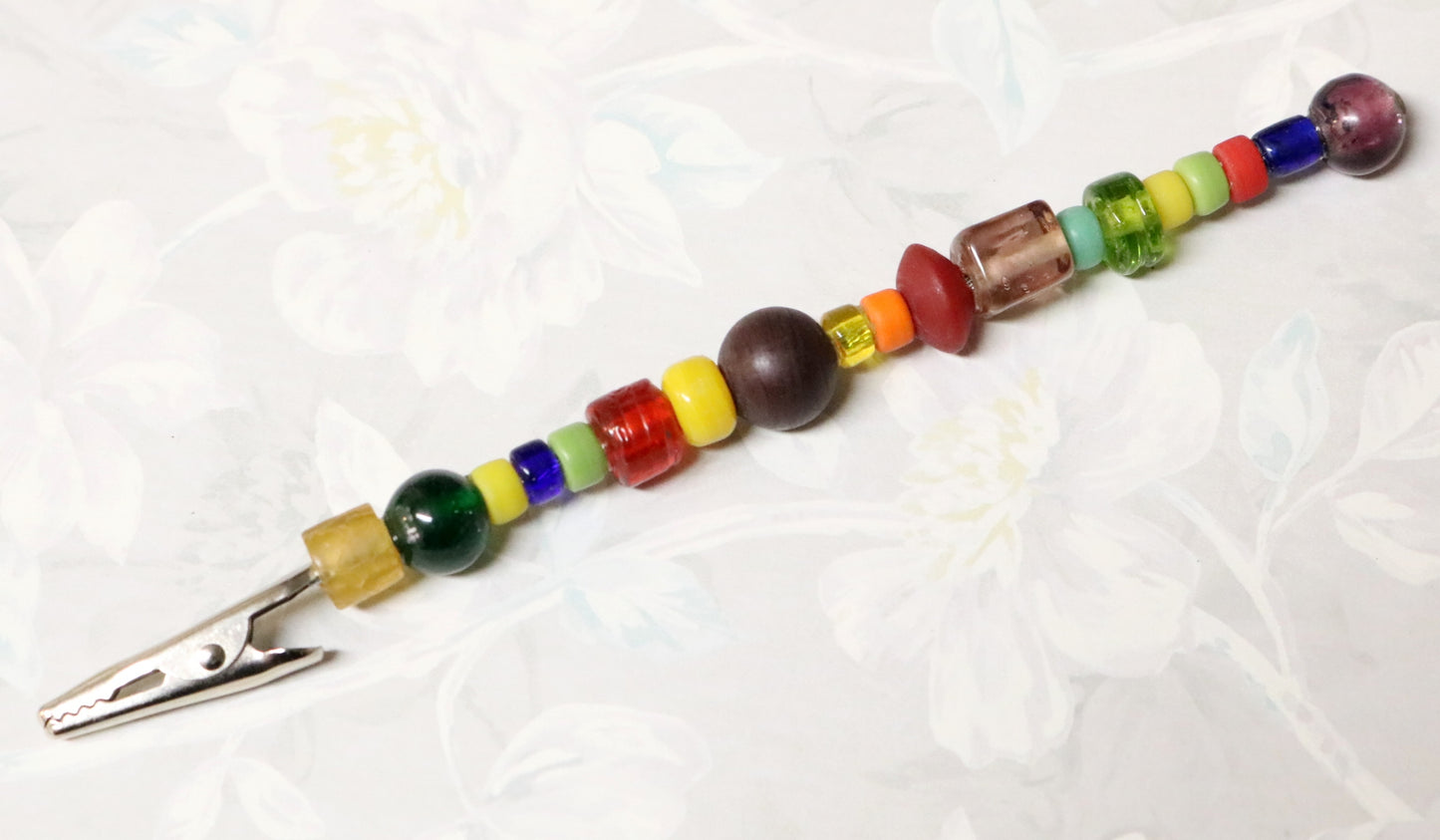 Purple Warmth Primary Love Multi-Use Clip, Credit/Debit Card Holder Multi-Use Artisan Designed Tool by Monkey's Mojo