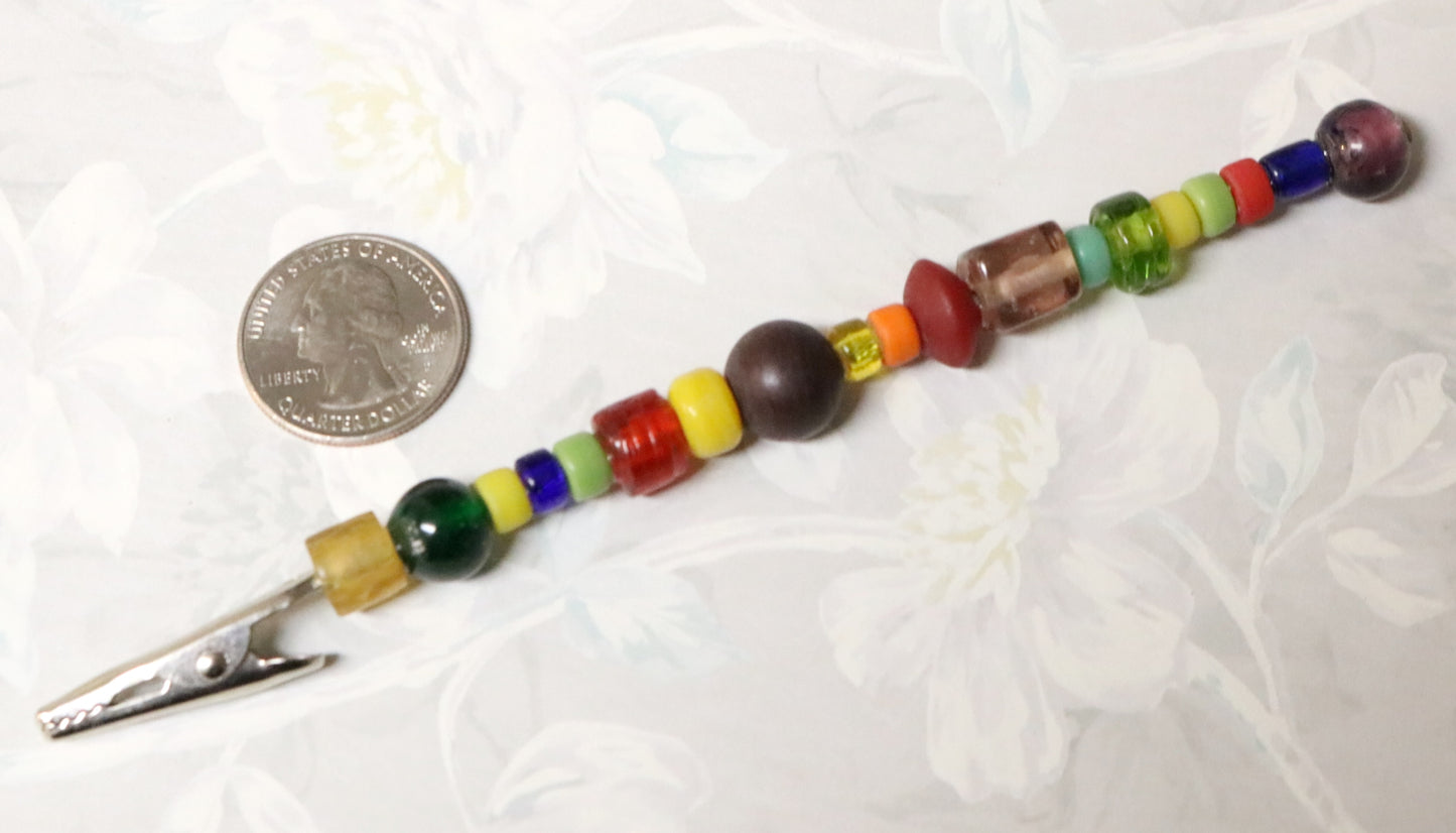 Purple Warmth Primary Love Multi-Use Clip, Credit/Debit Card Holder Multi-Use Artisan Designed Tool by Monkey's Mojo