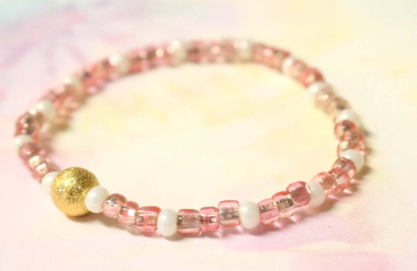 Pretty Pretty Princess - Princess and the Frog Golden Ball Glass Artisan Bracelet by Monkey's Mojo