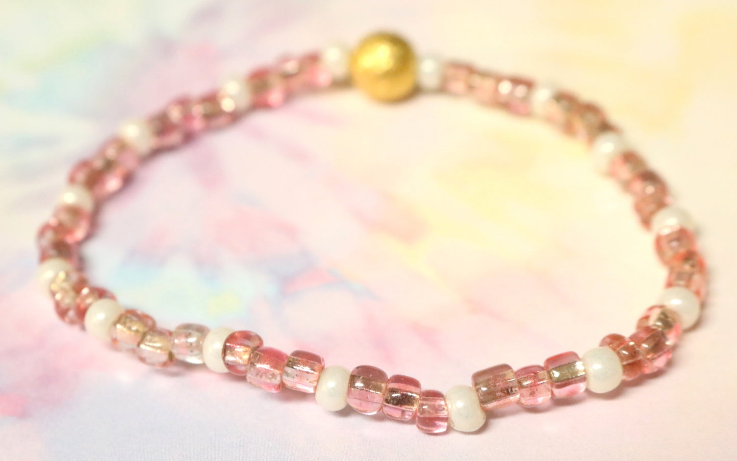 Pretty Pretty Princess - Princess and the Frog Golden Ball Glass Artisan Bracelet by Monkey's Mojo