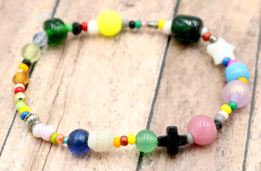 We've Lost Our Minds - Eclectic Kitchen Sink and All Handmade Artisan Bracelet by Monkey's Mojo