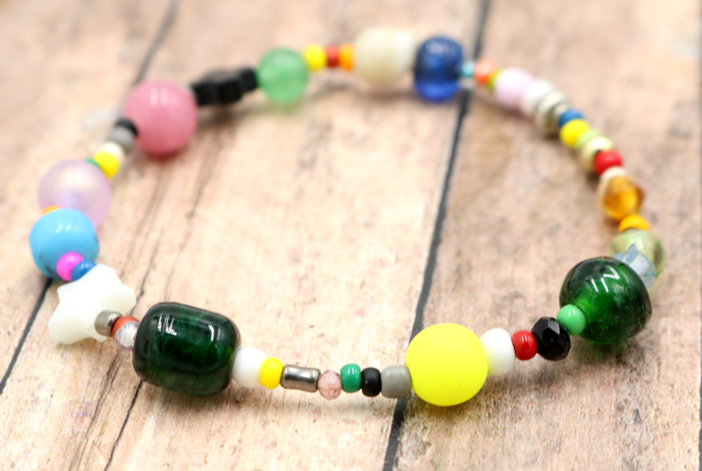 We've Lost Our Minds - Eclectic Kitchen Sink and All Handmade Artisan Bracelet by Monkey's Mojo