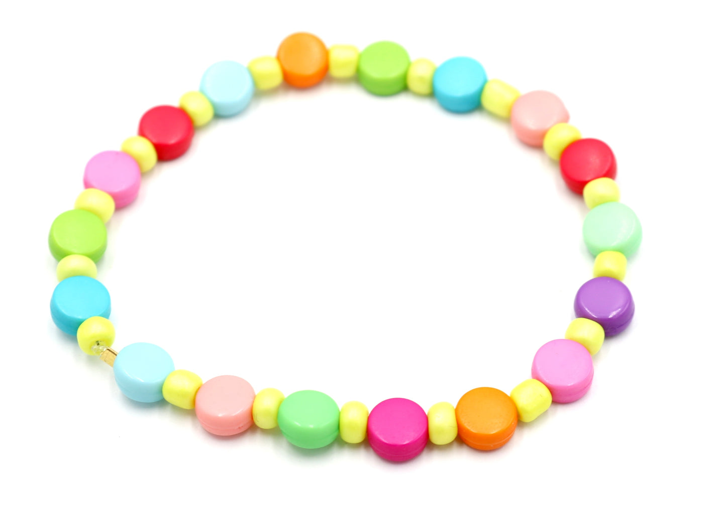 Electric Carnival Candy EDC Dance Dance Neon Yellow Bright Colors Bracelet by Monkey's Mojo