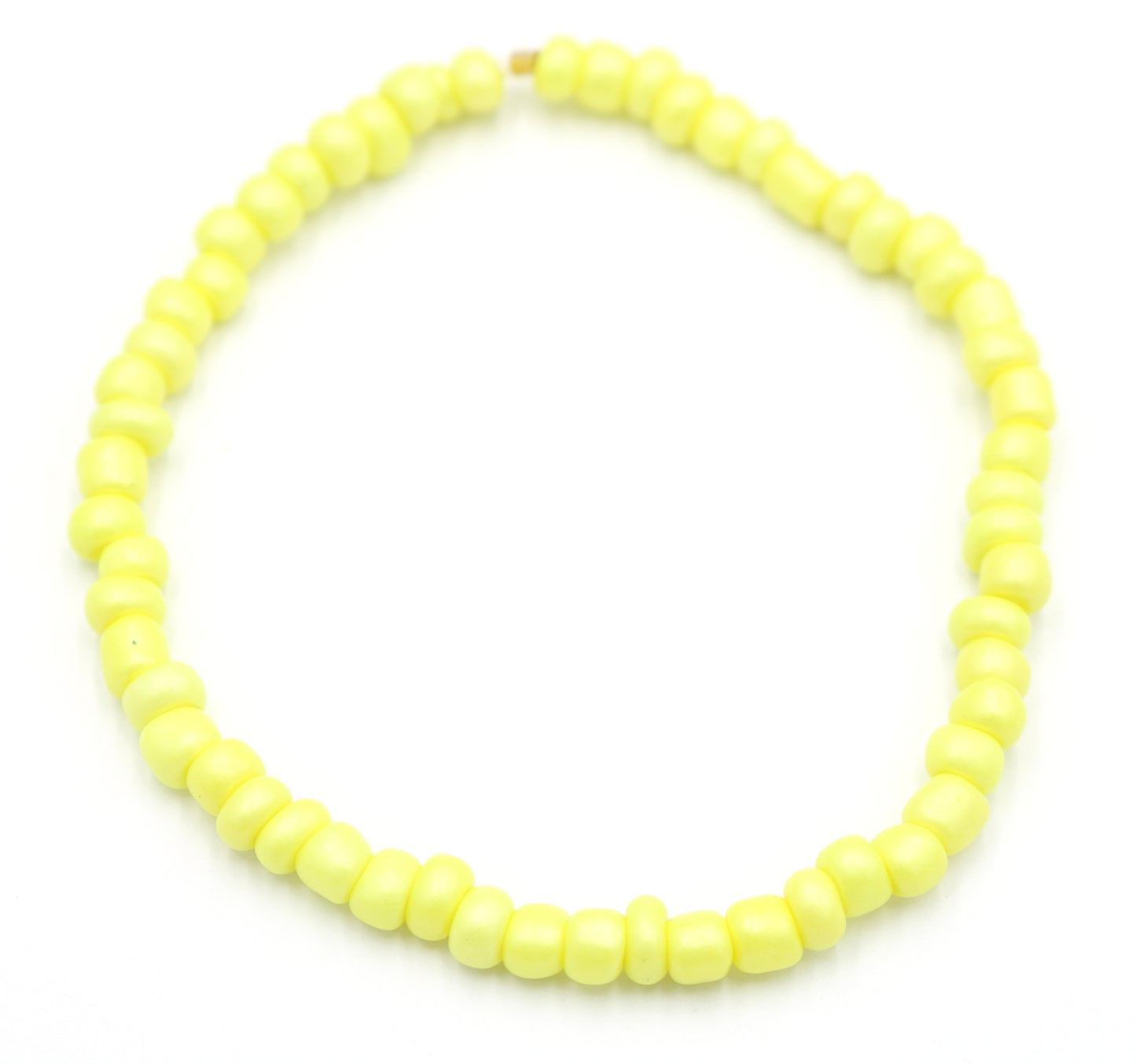 Electric Lemon We Got That Electric Yellow HOT Add On Bling - Bright Yellow Mix and Match Add On Glass Bead Bracelet by Monkey's Mojo