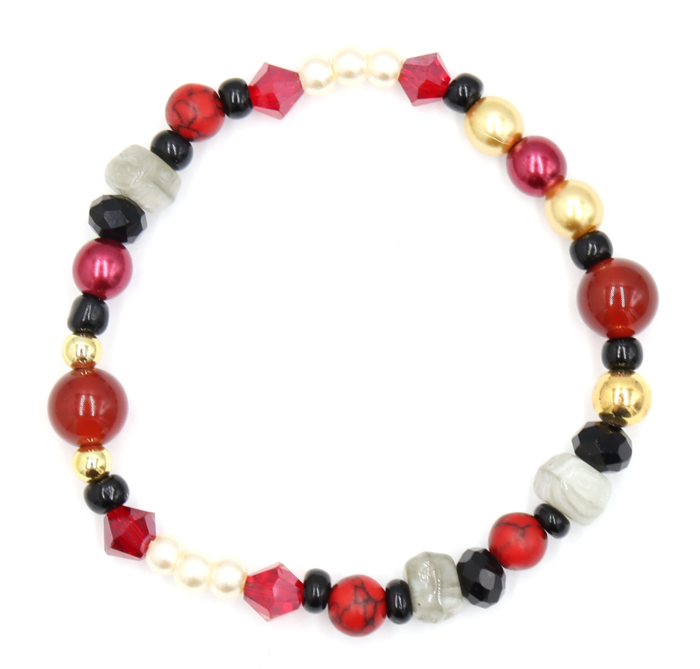 Transylvania is Calling Home Vampire’s Bite Deconstructed Avant Garde Halloween Bracelet by Monkey’s Mojo