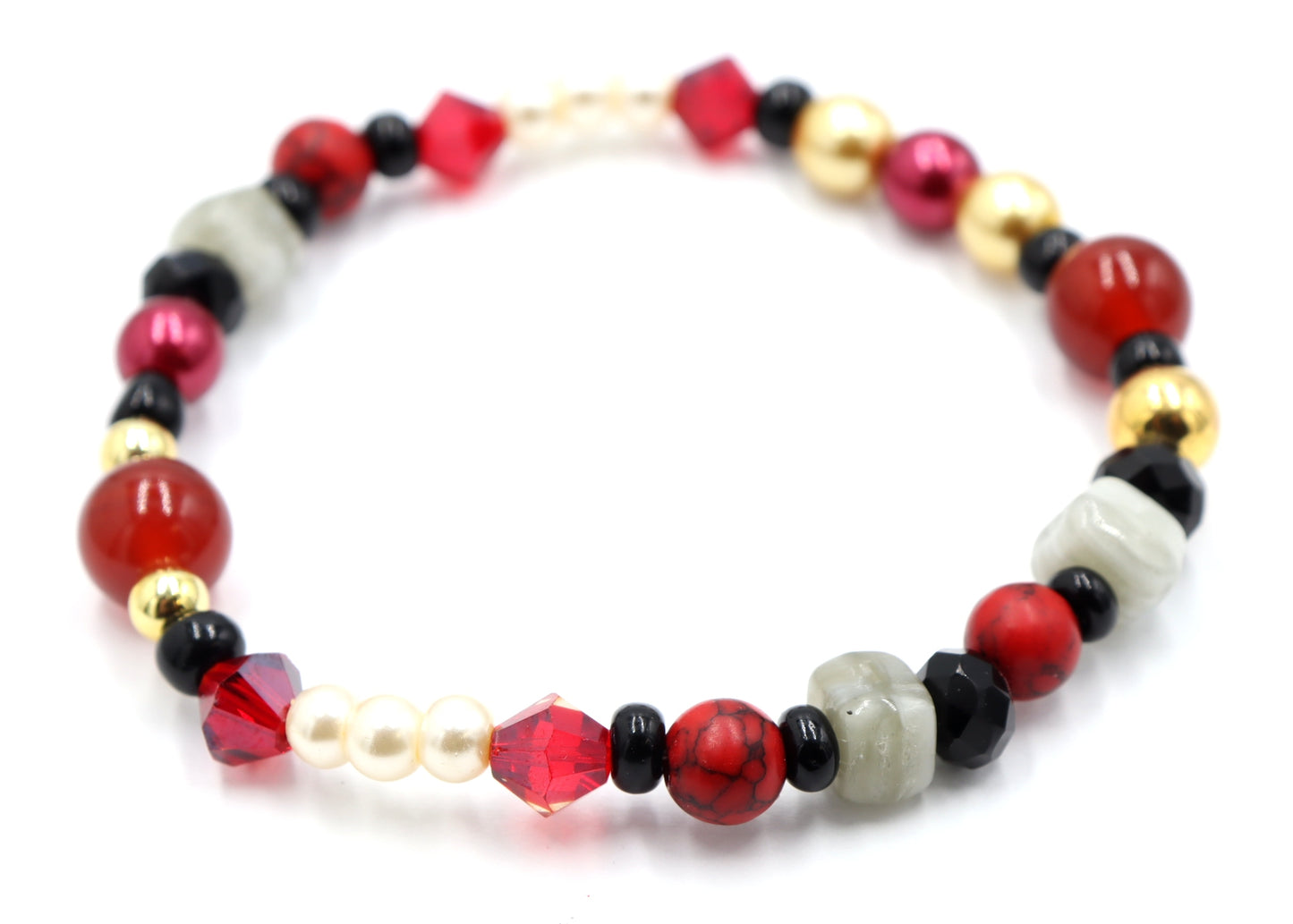 Transylvania is Calling Home Vampire’s Bite Deconstructed Avant Garde Halloween Bracelet by Monkey’s Mojo