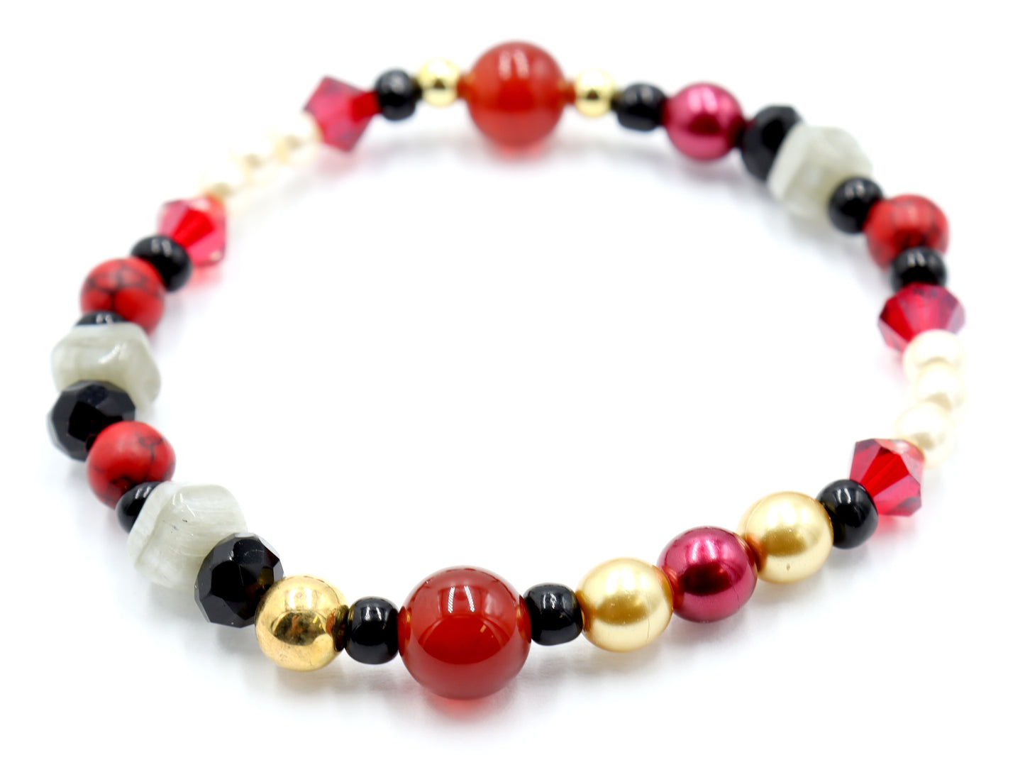 Transylvania is Calling Home Vampire’s Bite Deconstructed Avant Garde Halloween Bracelet by Monkey’s Mojo