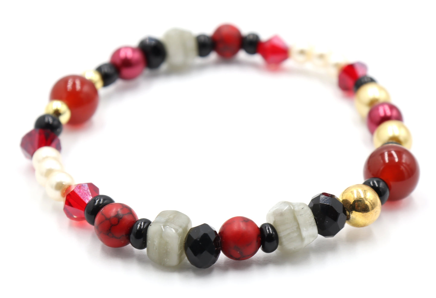 Transylvania is Calling Home Vampire’s Bite Deconstructed Avant Garde Halloween Bracelet by Monkey’s Mojo