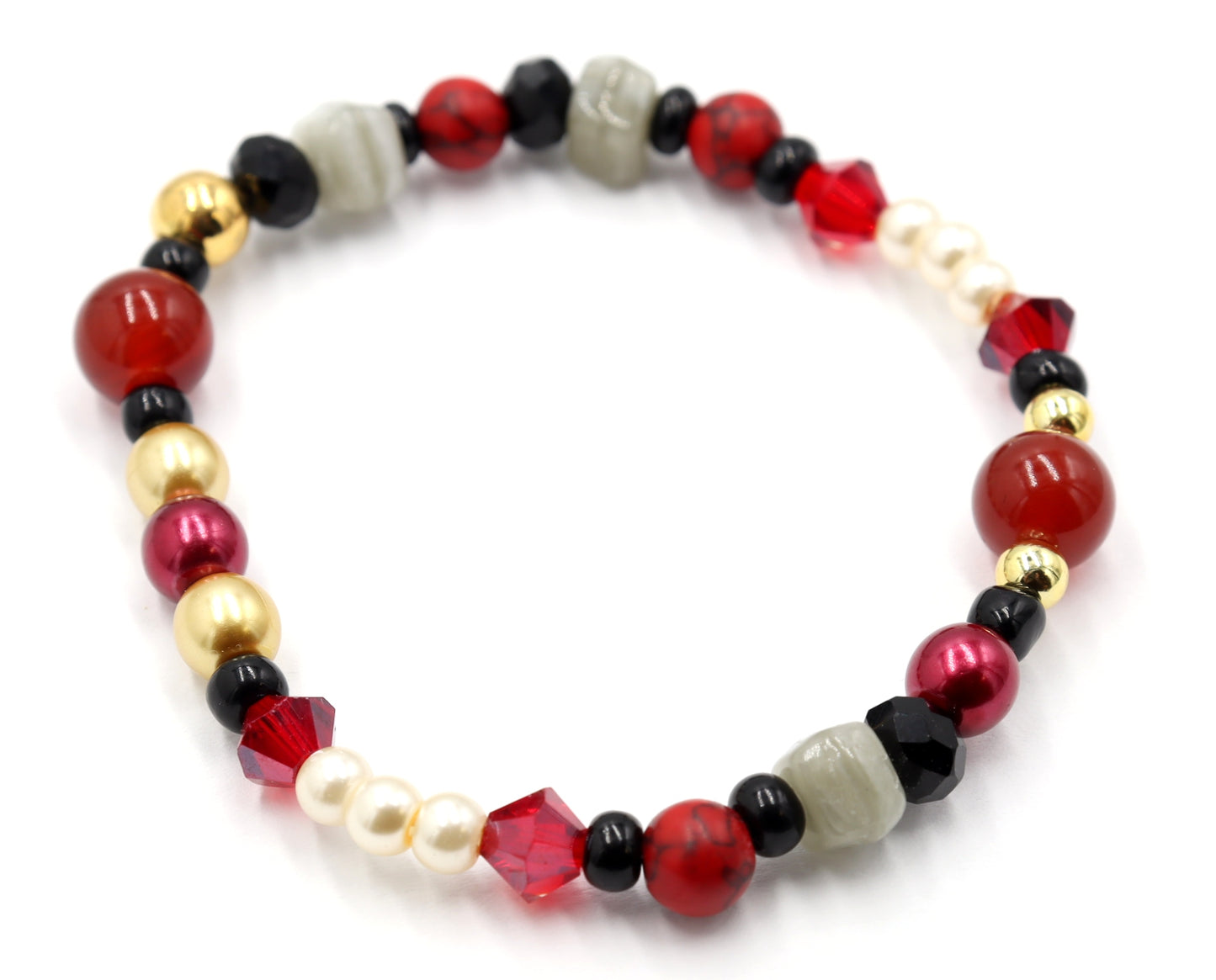 Transylvania is Calling Home Vampire’s Bite Deconstructed Avant Garde Halloween Bracelet by Monkey’s Mojo