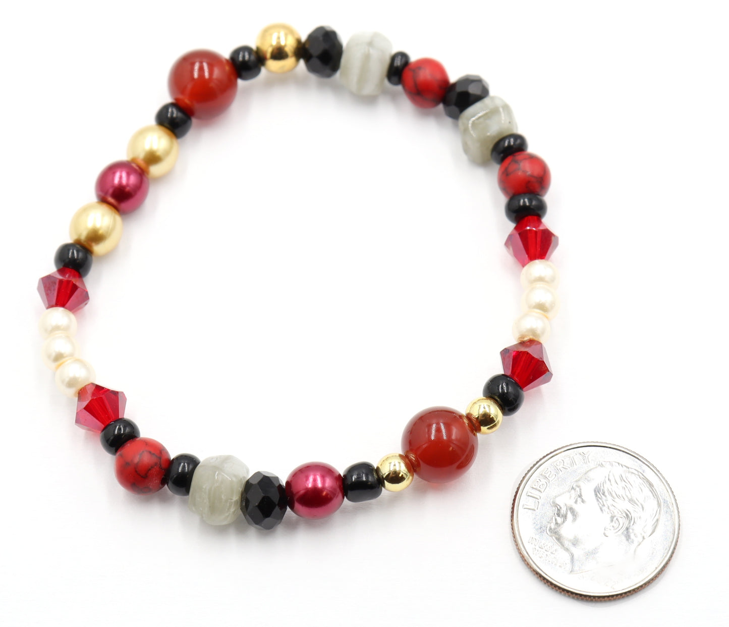 Transylvania is Calling Home Vampire’s Bite Deconstructed Avant Garde Halloween Bracelet by Monkey’s Mojo