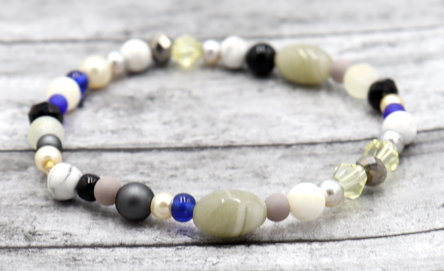 Here Comes the Bride of Frankenstein Deconstructed Avant Garde Halloween Bracelet by Monkey’s Mojo