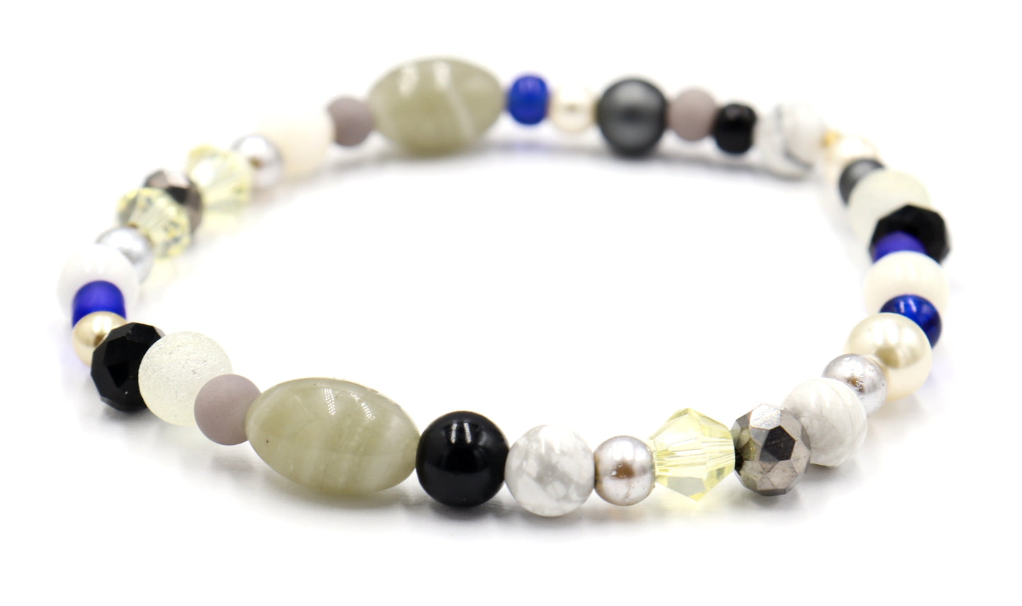 Here Comes the Bride of Frankenstein Deconstructed Avant Garde Halloween Bracelet by Monkey’s Mojo