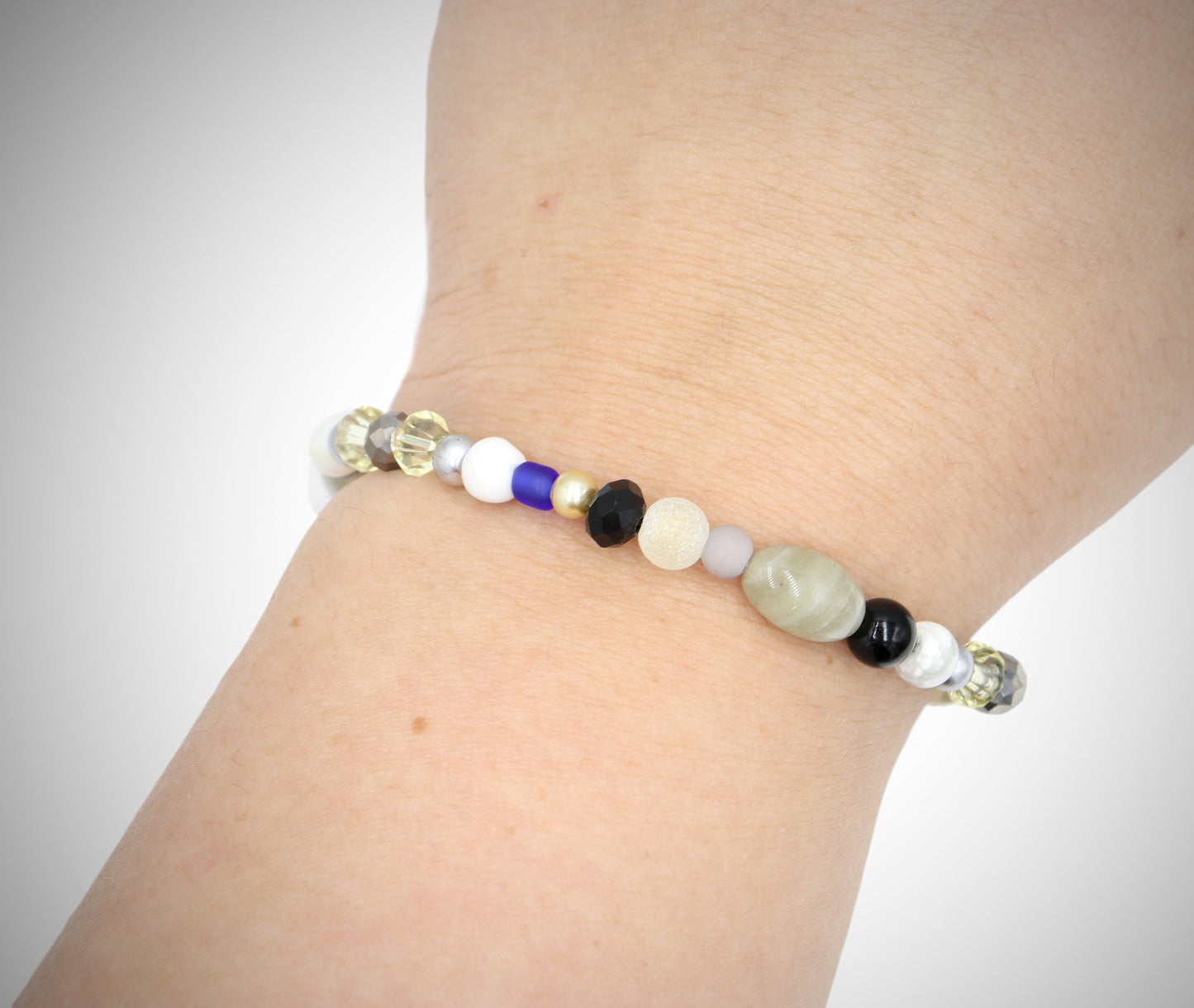 Here Comes the Bride of Frankenstein Deconstructed Avant Garde Halloween Bracelet by Monkey’s Mojo