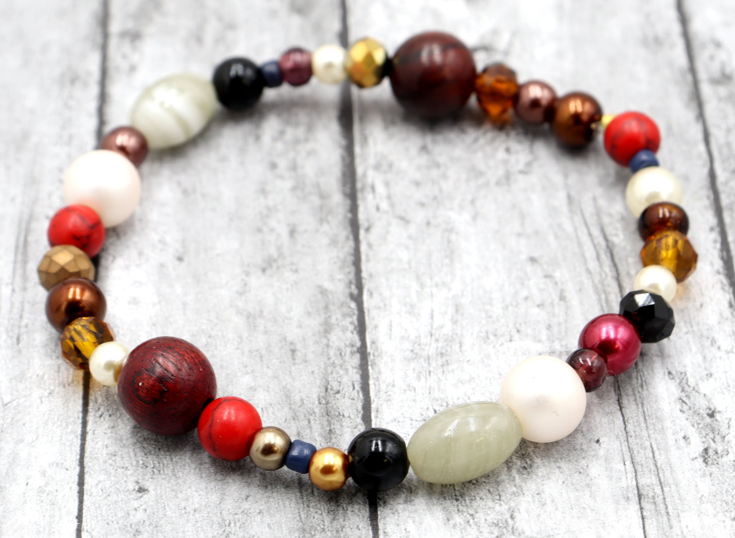 Howling at the Moon Werewolf Mash Deconstructed Avant Garde Halloween Bracelet by Monkey’s Mojo