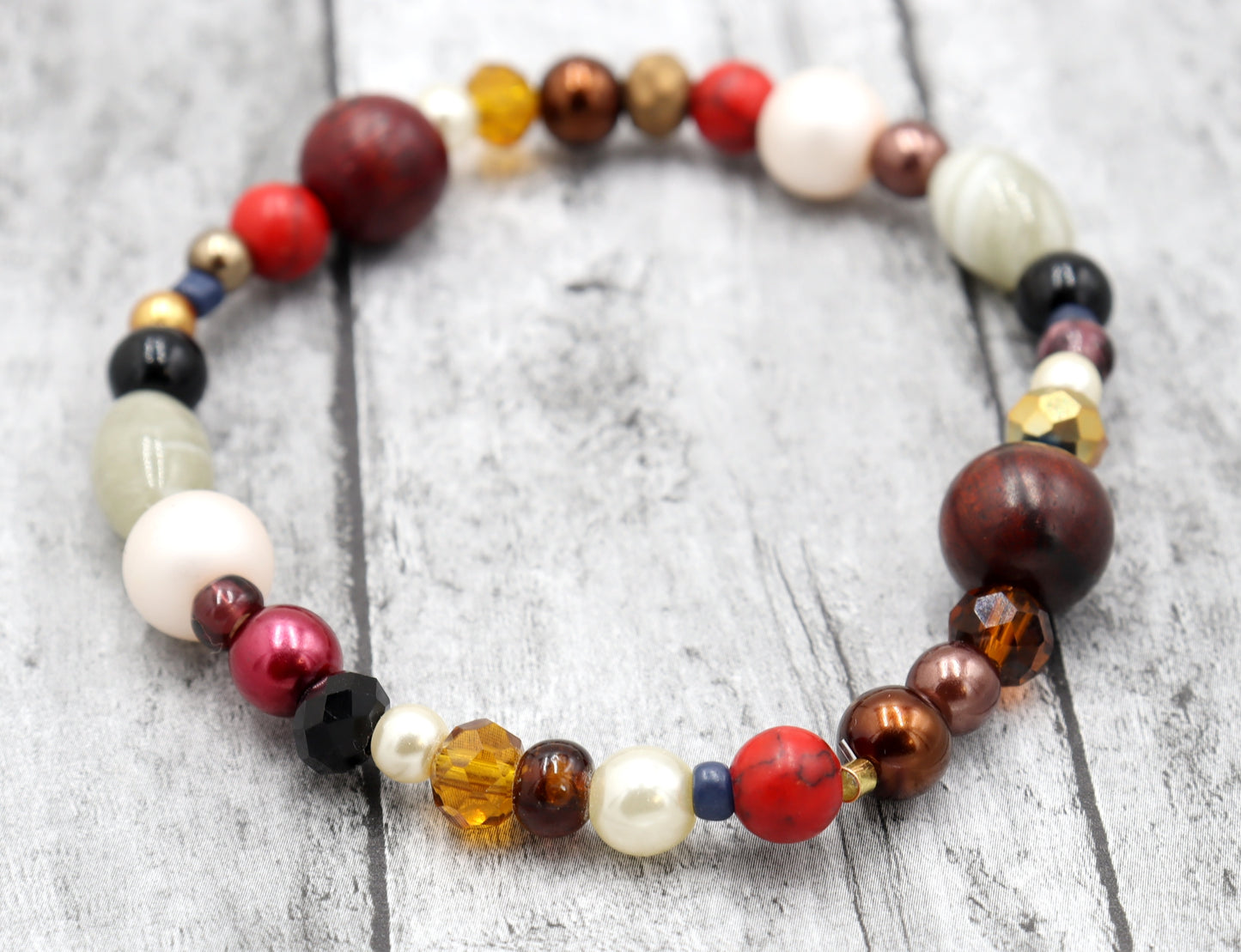 Howling at the Moon Werewolf Mash Deconstructed Avant Garde Halloween Bracelet by Monkey’s Mojo