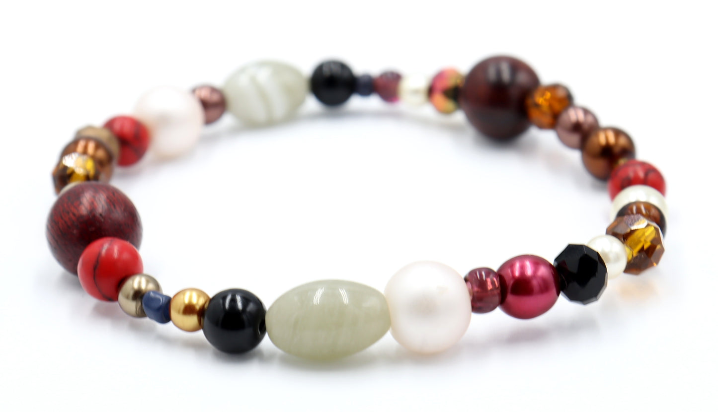 Howling at the Moon Werewolf Mash Deconstructed Avant Garde Halloween Bracelet by Monkey’s Mojo