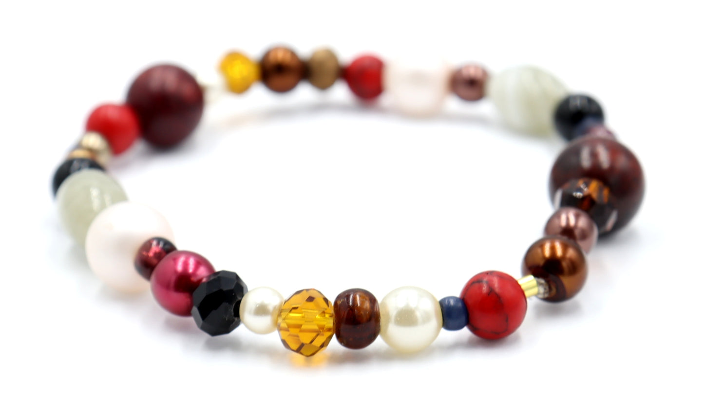 Howling at the Moon Werewolf Mash Deconstructed Avant Garde Halloween Bracelet by Monkey’s Mojo