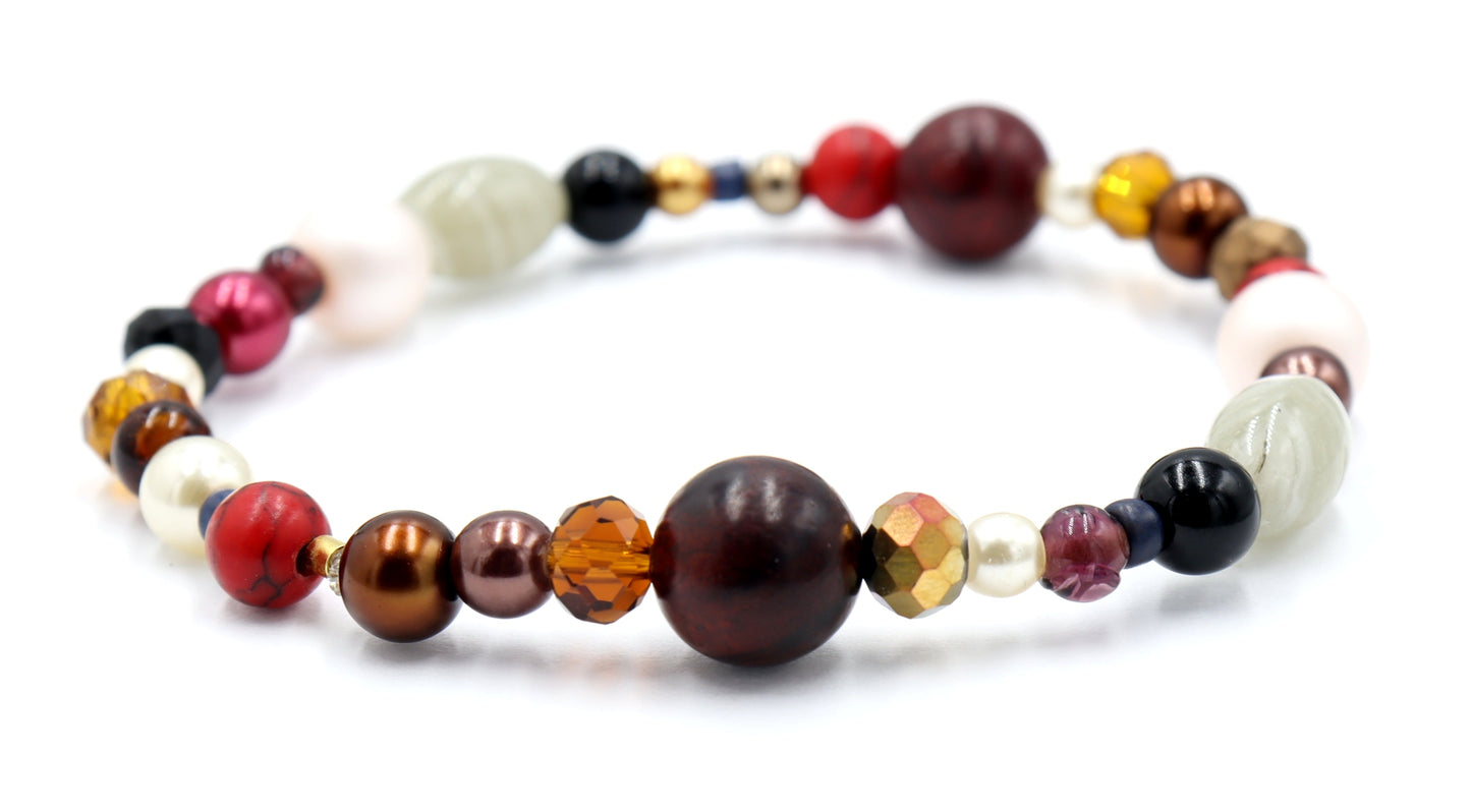 Howling at the Moon Werewolf Mash Deconstructed Avant Garde Halloween Bracelet by Monkey’s Mojo