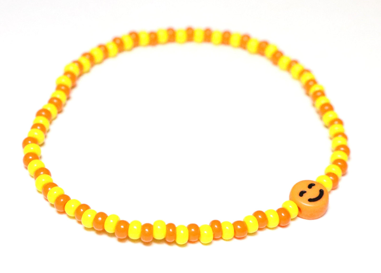 Smile Sunshine The Rays are Warm Orange and Yellow Smile Bracelet - Monkeysmojo