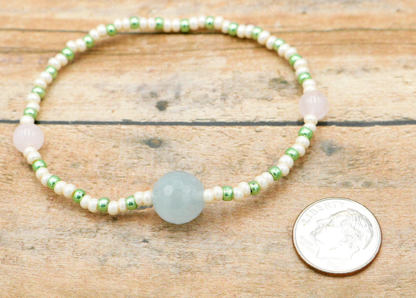 Cotton Candy Pastel Spring Dream Beautiful Easter Aquamarine Women's Bracelet - Monkeysmojo