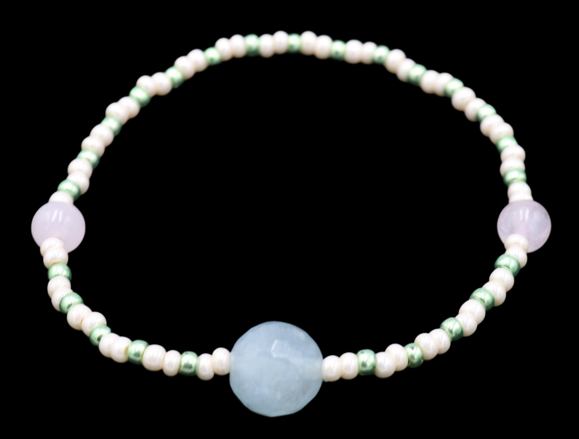 Cotton Candy Pastel Spring Dream Beautiful Easter Aquamarine Women's Bracelet - Monkeysmojo