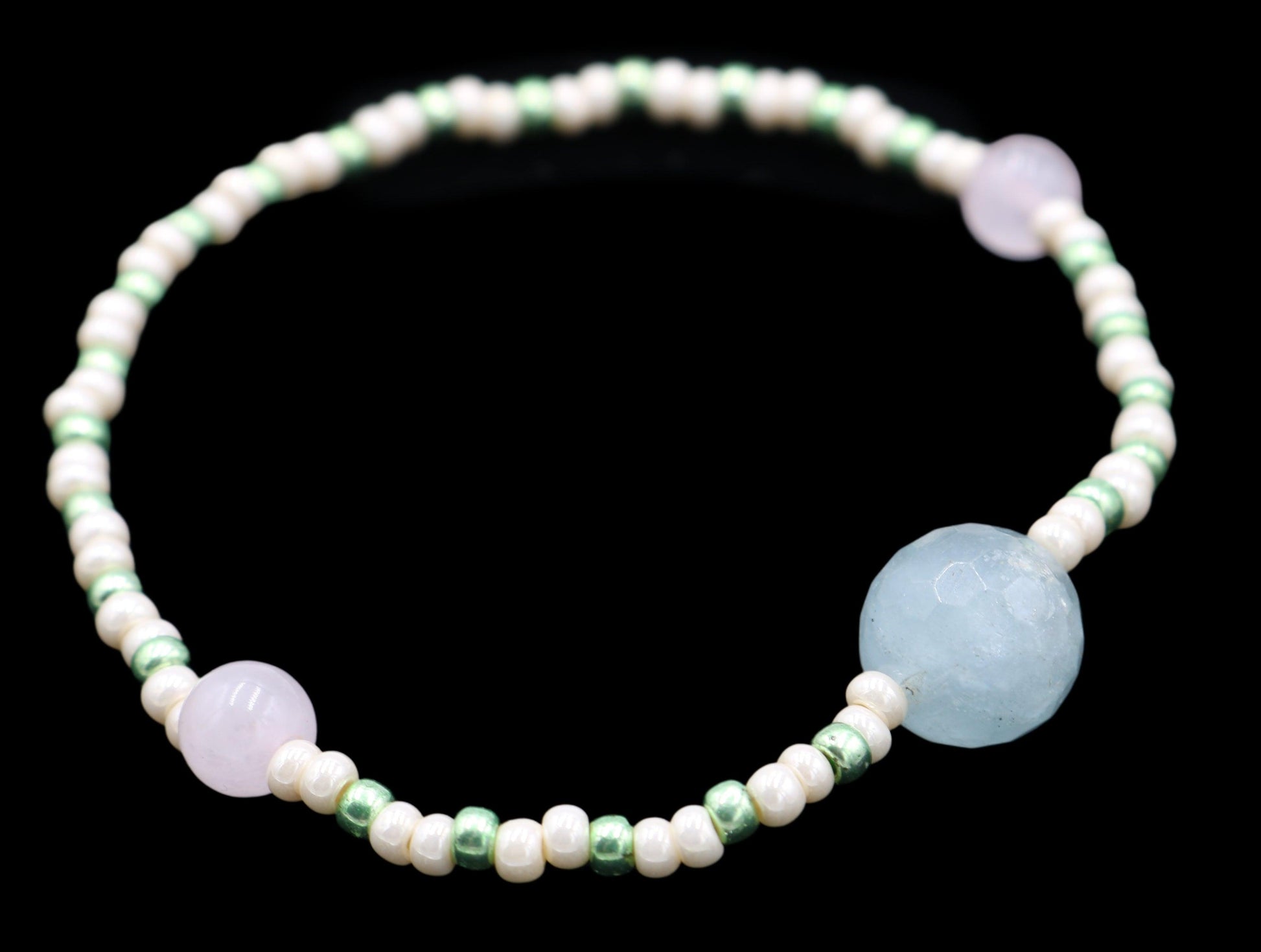 Cotton Candy Pastel Spring Dream Beautiful Easter Aquamarine Women's Bracelet - Monkeysmojo