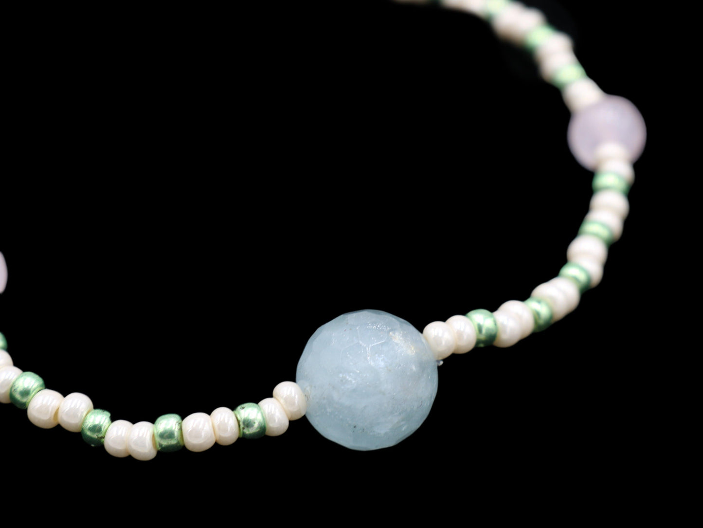 Cotton Candy Pastel Spring Dream Beautiful Easter Aquamarine Women's Bracelet - Monkeysmojo