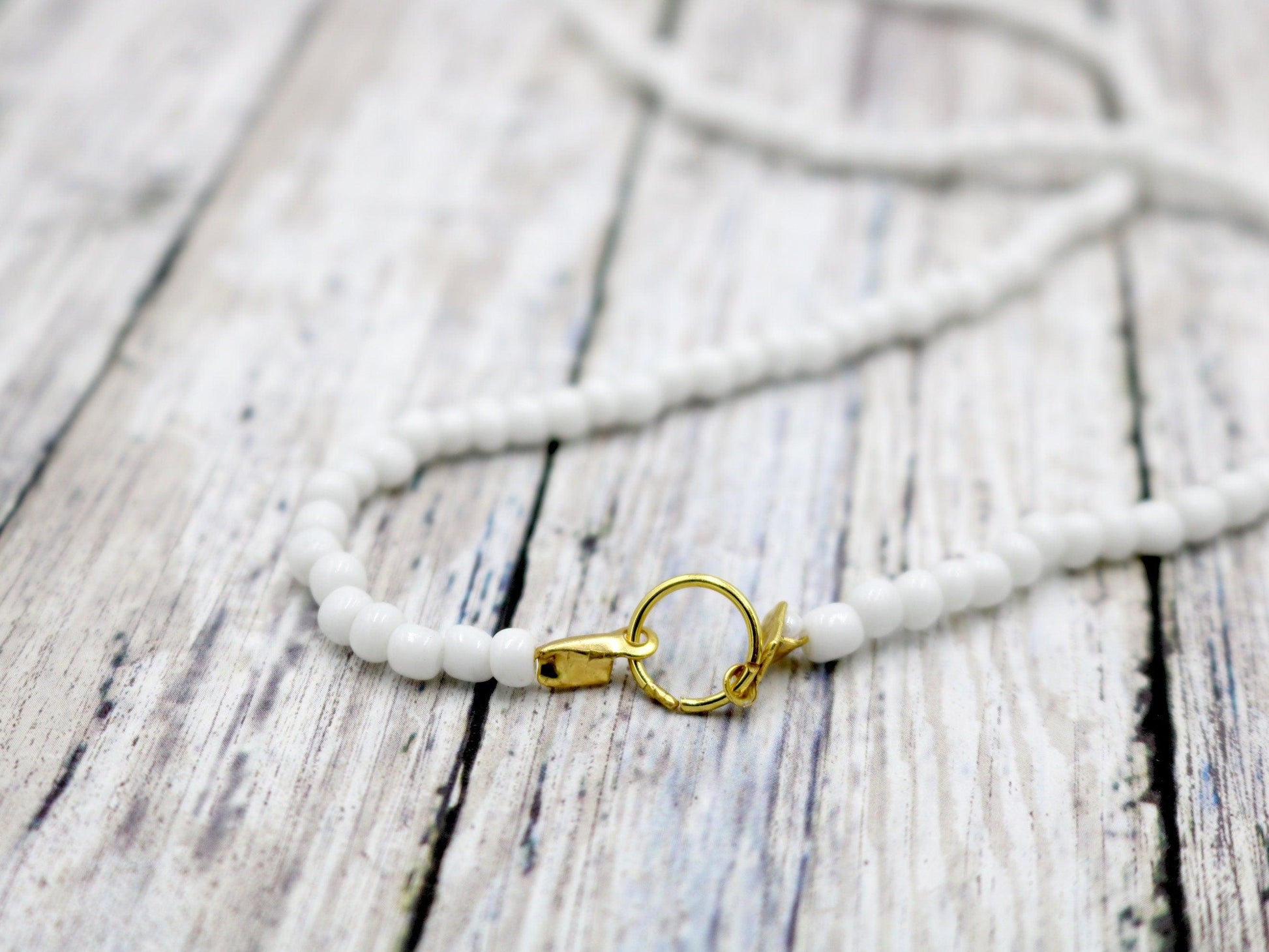 Unique One-of-a-Kind Avant Garde Abstract Inspired Fabric Tassel Elephant Over-Head Necklace with Glass Beads 42" Total Length Handmade - Monkeysmojo