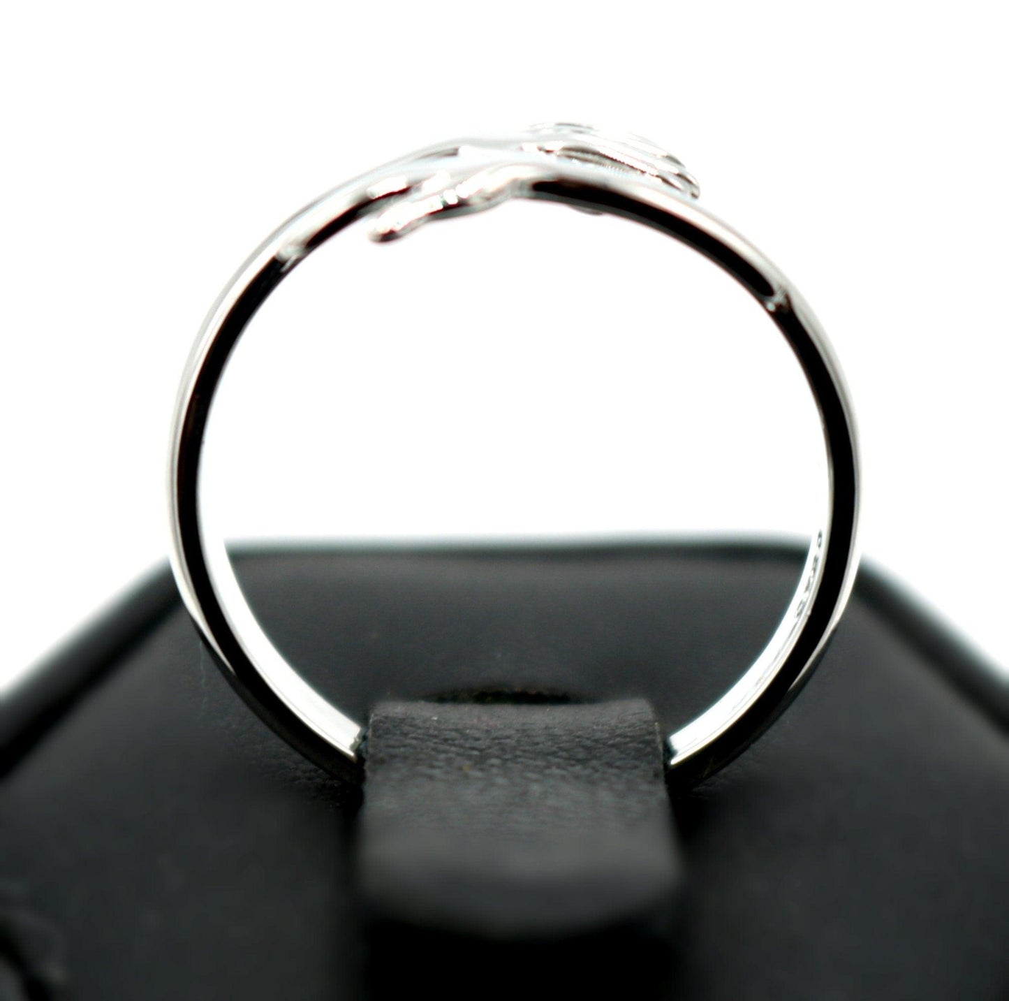 Stunning Silver Toned Love Hugging Detailed Hand Stackable Ring - Hug Ring 2021 Cute Design Ring Adjustable Ladies Open Ring - New - Monkeysmojo