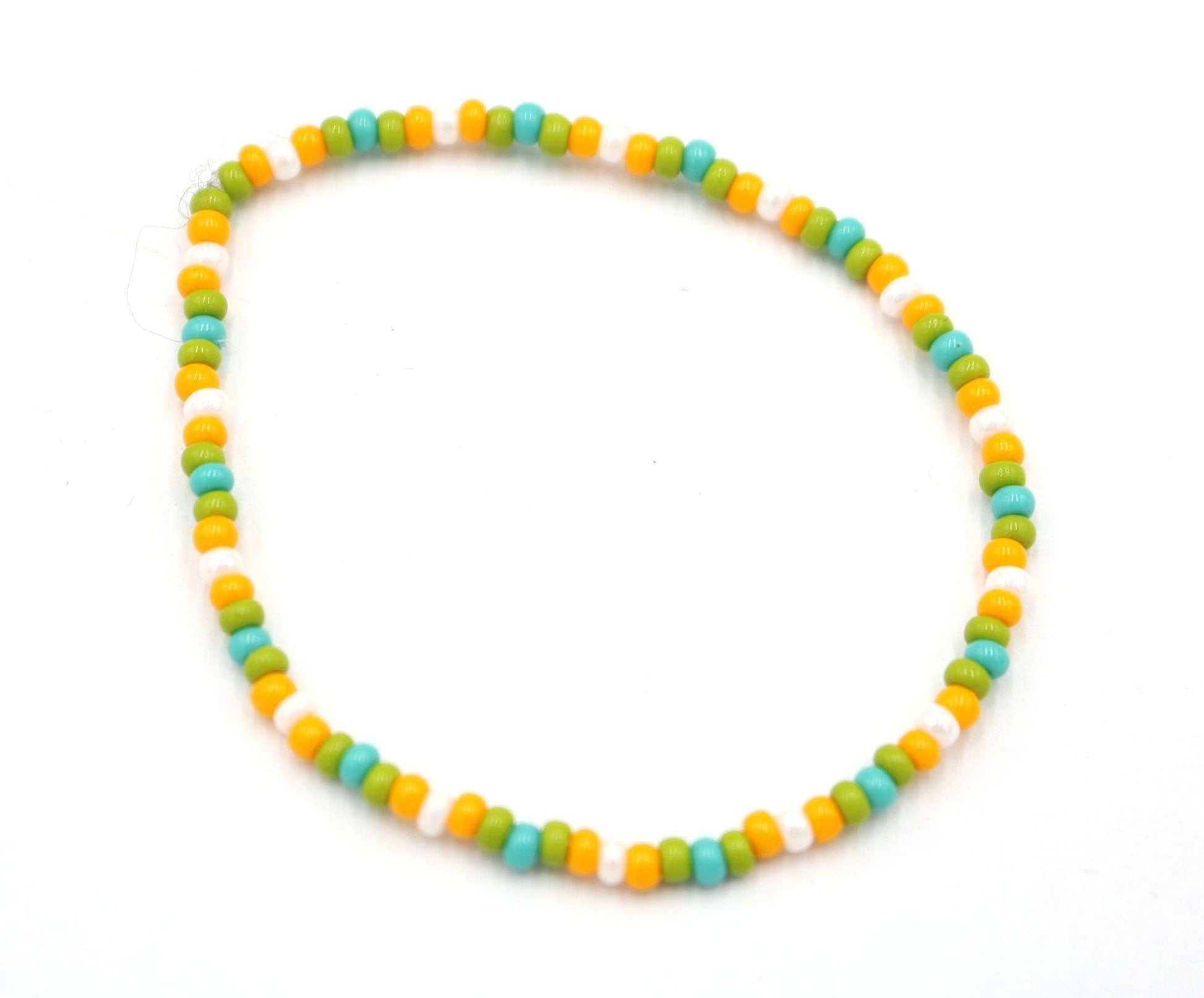 Stunning and Fun Beach Vibes in Cold Times 3 Piece Stack Bracelet Set Beaded Bracelets Boho Bracelets Handmade Glass Beads Stretch Bracelet - Monkeysmojo