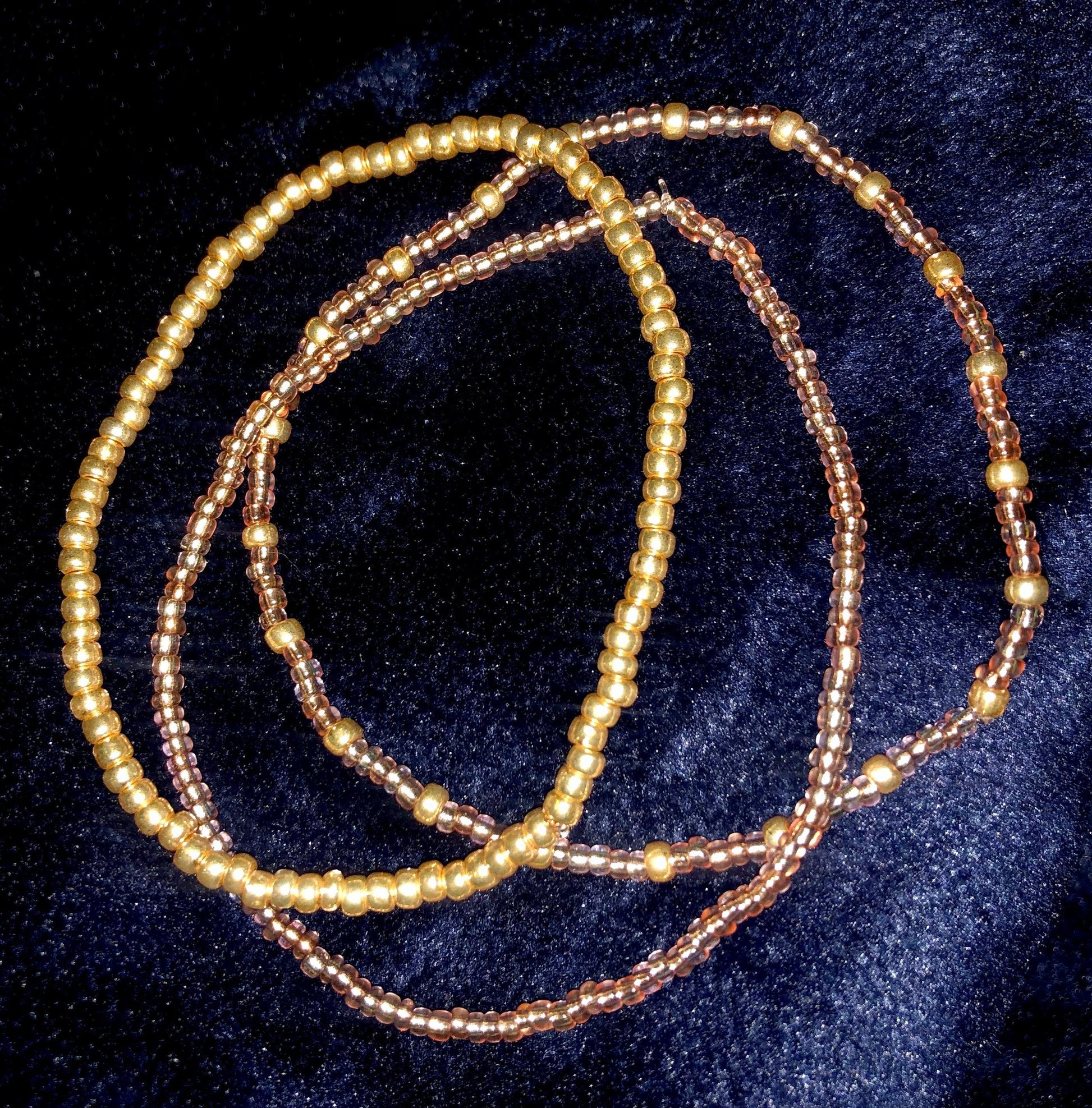 Freedom in Rose Colored Stars Inspired 3 Stretch Boho Bracelet Set – Stunning Rose Gold Toned Women’s Bracelets - Monkeysmojo