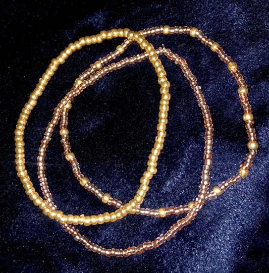 Freedom in Rose Colored Stars Inspired 3 Stretch Boho Bracelet Set – Stunning Rose Gold Toned Women’s Bracelets - Monkeysmojo